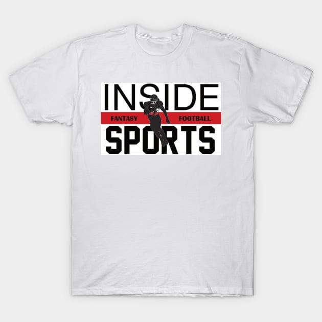 Inside Sports Fantasy Football Logo T-Shirt by Pop Culture Cosmos